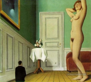 la giganta René Magritte Pinturas al óleo